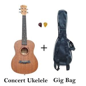 Belear FT-UK-23M 23 Inch Mahogany Natural Concert Ukulele With Bag